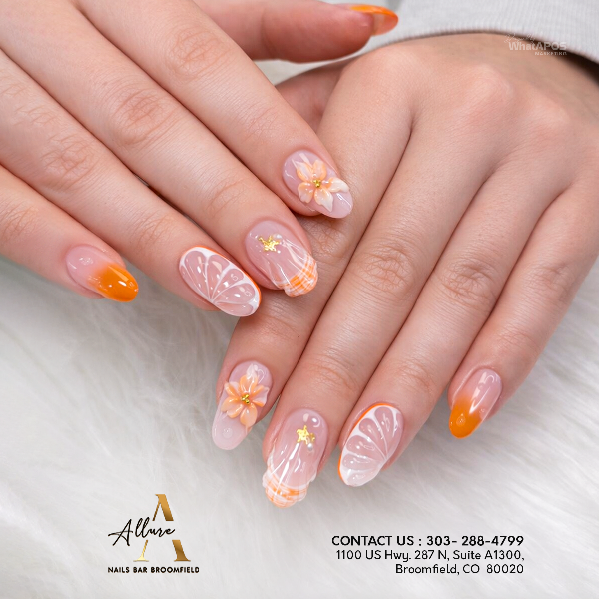 Allure Nail Bar 10% Off 1st Time Customer nail work in Broomfield, Colorado